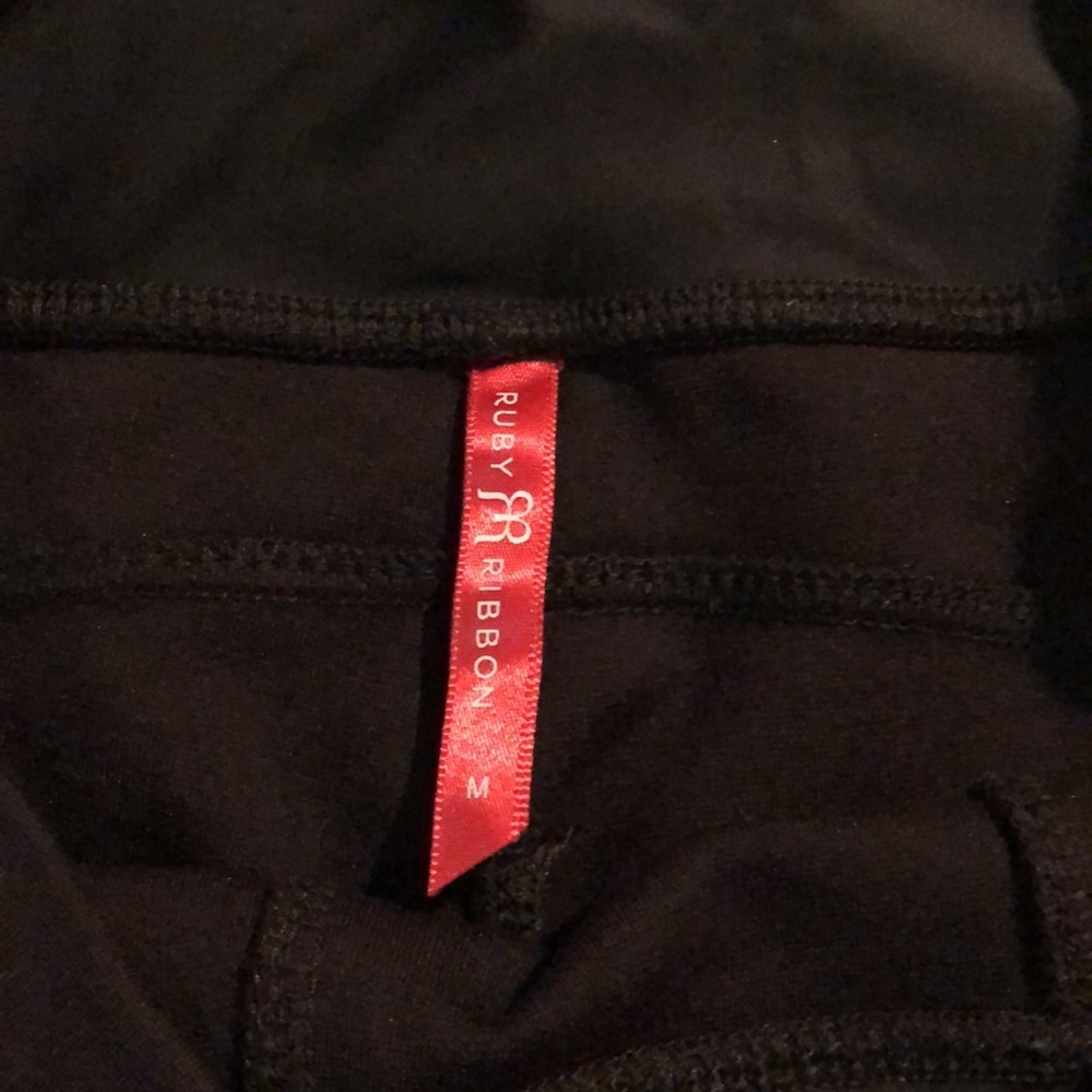 Ruby Ribbon Boot Cut Pants Size M Brown Color - image 4